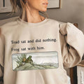 Women's Frog And Toad Print Sweatshirt