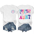 Women's Somebody's Loud Ass Unfiltered Aunt Print T-shirt