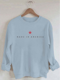 Women's Made In America Print Sweatshirt