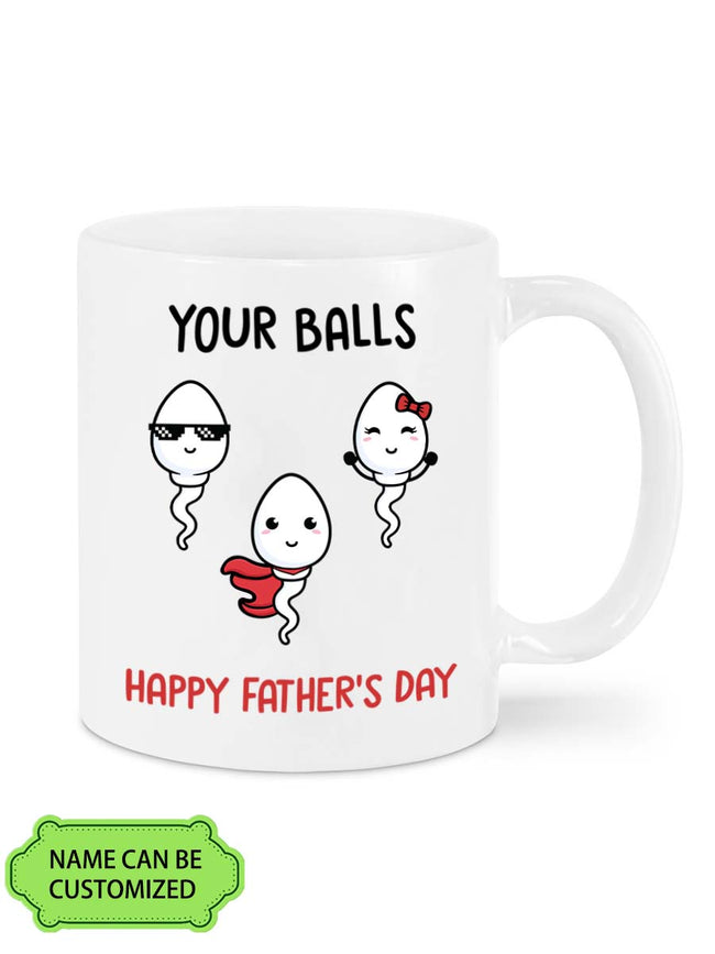 Perfect Father's Day Gift For Dad-Little Kids We Used To Lived In Personalized Custom Mug