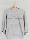 Women's Made In America Print Sweatshirt