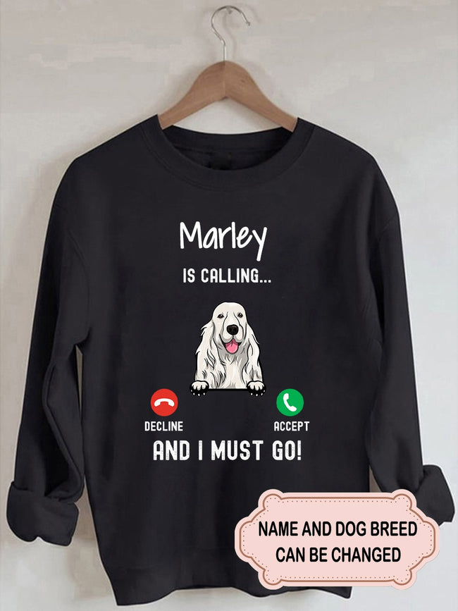 Women's Furever In Our Hearts Personalized Custom Sweatshirt For Dog Lover
