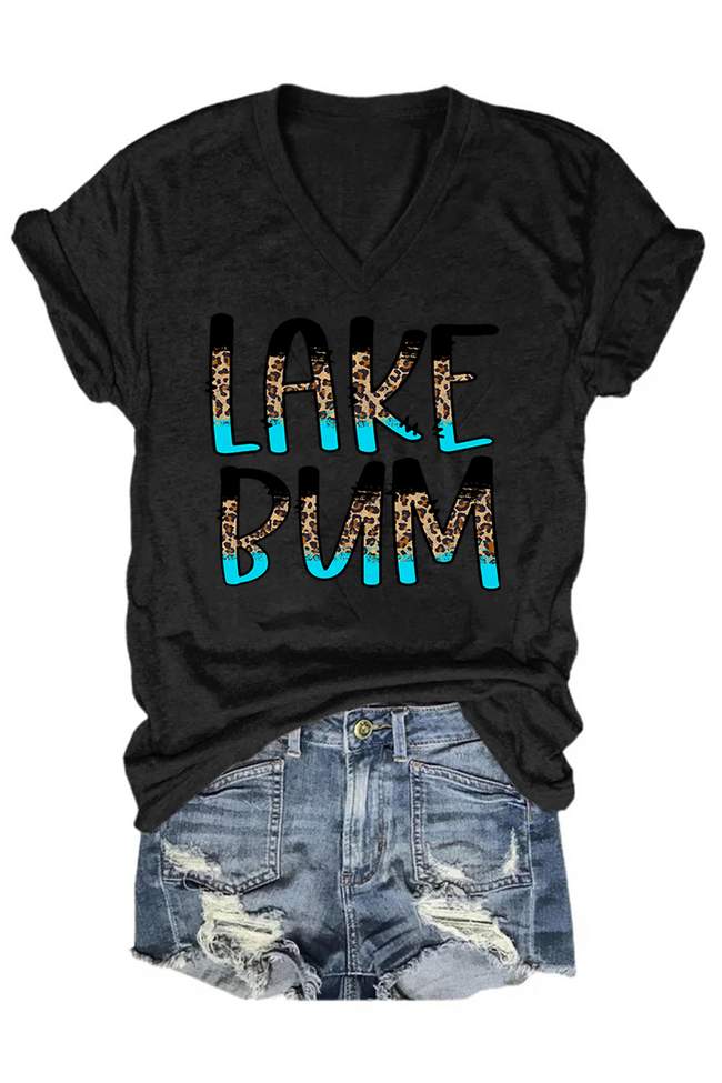 Women's Lake Bum V-Neck T-Shirt