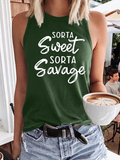 Women's Sorta Sweet Sorta Savage Tank Top