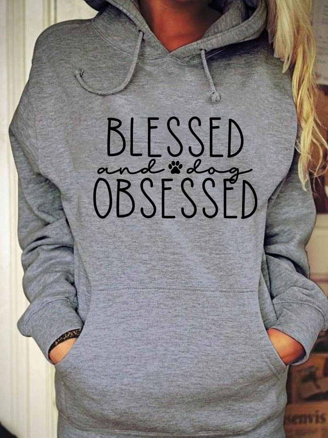 Women's Blessed And Dog Obsessed Hoodie