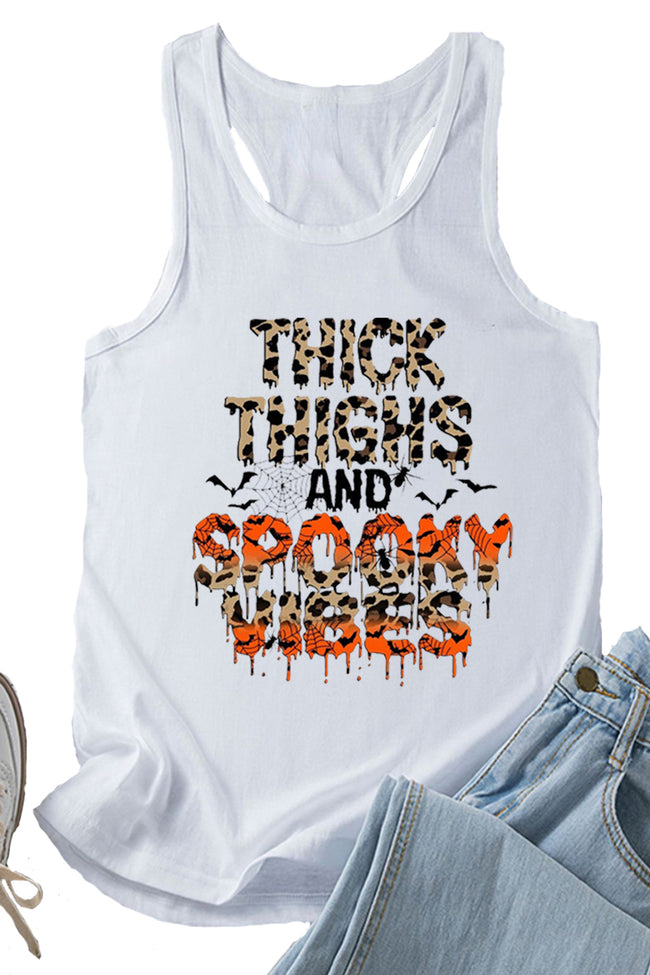Women's Thick Thighs And Spooky Vibes Tank Top