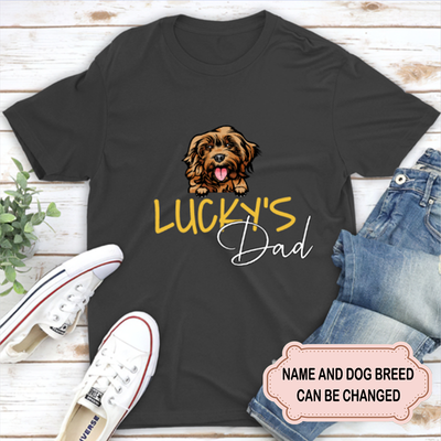 Unisex Dog Mom Dog Dad Personalized Custom T-shirt