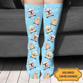 Colorful Sock Gift For Dog Lovers Personalized Custom Sock