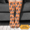 Best Dog Mom Dog Dad For Dog Lovers Personalized Custom Sock