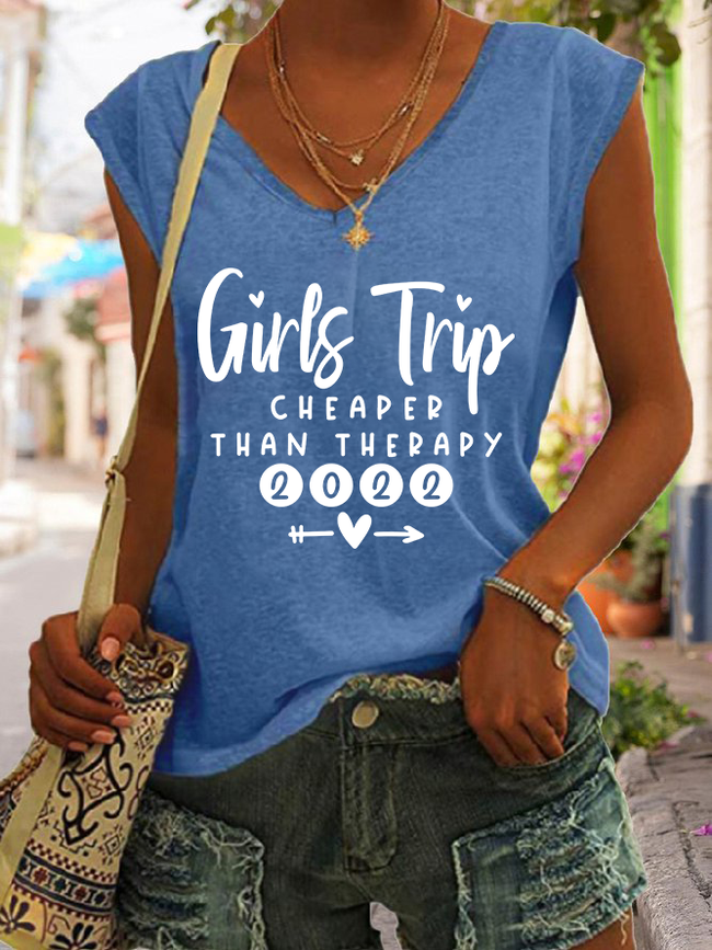 Women's Girls Trip 2022 Therapy Tank Top