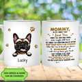 To Dog Mom Never Forget That I Love You Personalized Mug
