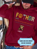 Men's Fathor Cooler Dog Personalized Custom T-shirt