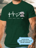 Faith Hope Love For Great Dane Lovers Personalized Custom T-shirt