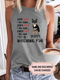 Women's Every Snack You Make I'll Be Watching You Personalized Custom Tank Top