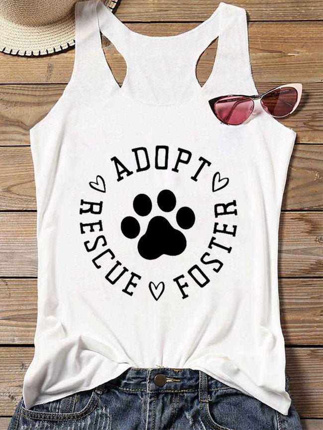 Rescue Adopt Foster For Dog Lovers Tank Top