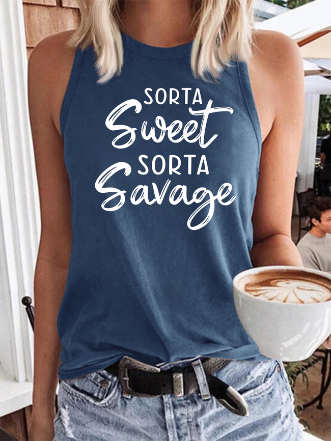 Women's Sorta Sweet Sorta Savage Tank Top