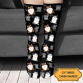 Best Cat Mom Cat Dad For Cat Lovers Personalized Custom Sock