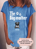 Dog Mother For Schnauzer Lovers Personalized Custom T-shirt