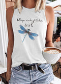 Women's Whisper Words of Wisdom Let It Be Casual Cotton-Blend Tops