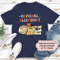Unisex Sleeping Dog Personalized Custom Sleepshirt