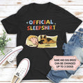 Unisex Sleeping Dog Personalized Custom Sleepshirt