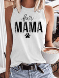 Women's Fur Mama For Dog Lovers Tank Top
