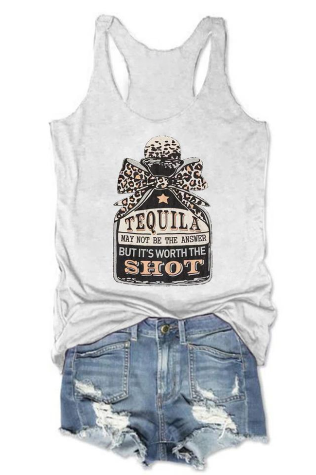 Women's Tequila May Not Be The Answer Tank Top