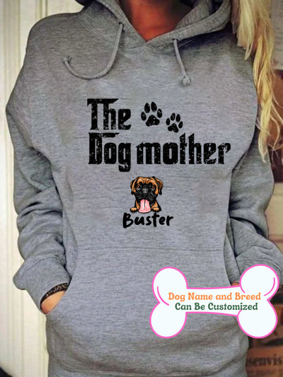 Women's The Dog Mother Hoodie For Dog Lover