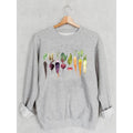 Women's Let's Root For Each Other Printed Cotton Female Cute Long Sleeves Sweatshirt