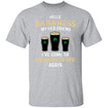 Hello Darkness My Old Friend Irish Shamrock Drink St Patricks Day Shirt