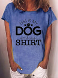 Women's This Is My Dog Walking Shirt T-shirt