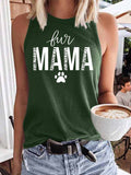 Women's Fur Mama For Dog Lovers Tank Top
