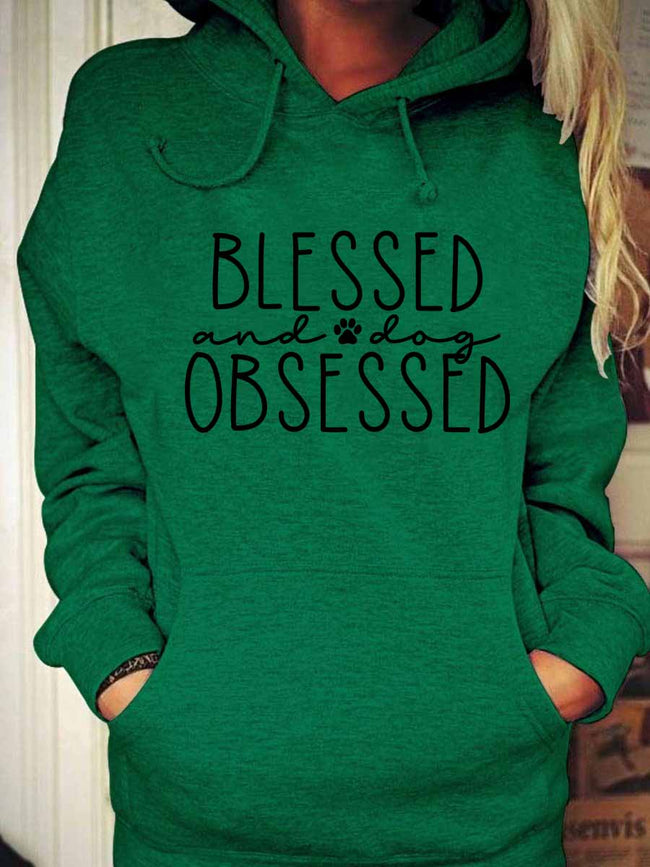 Women's Blessed And Dog Obsessed Hoodie