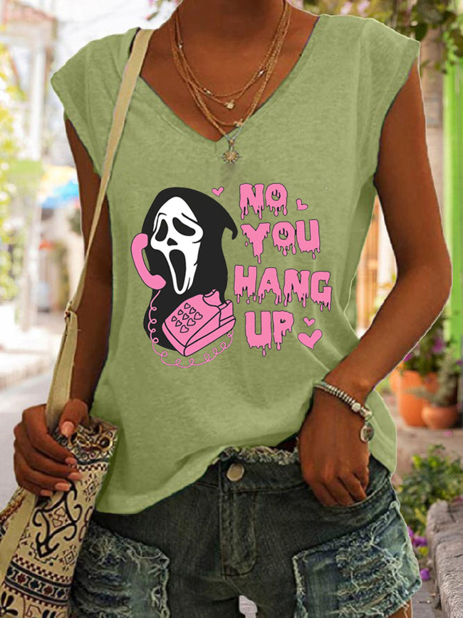 Women's No You Hang Up Funny Halloween Tank Top