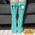 Faith Hope Love Cat Sock Gift For Cat Lovers Personalized Custom Sock