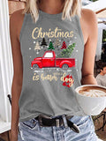 Women's Christmas Is Better With A Dog Tank Top