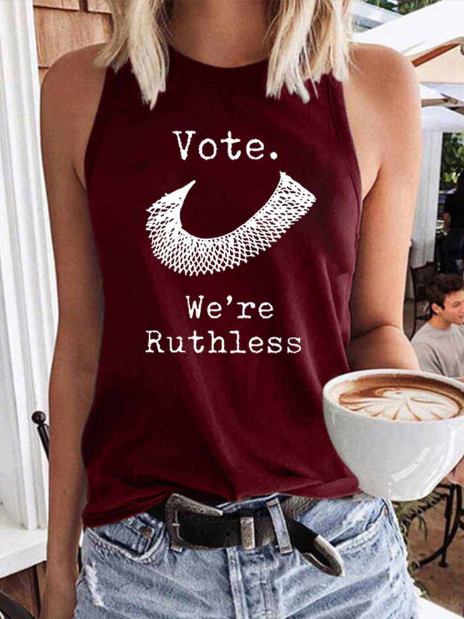 Women’s Vote We're Ruthless Tank Top