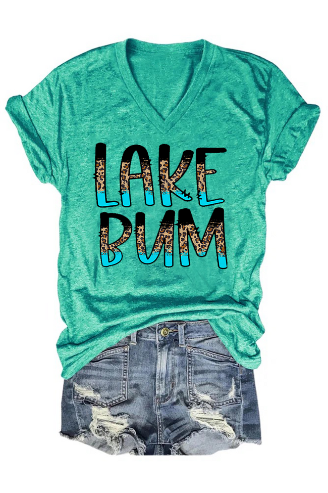 Women's Lake Bum V-Neck T-Shirt