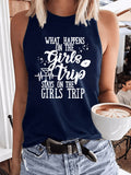 Women's What Happens On The Girls Trip Tank Top