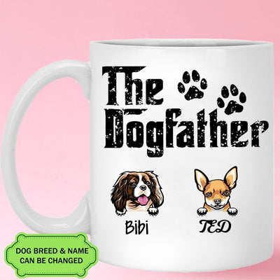 Dog Father Personalized Custom Mug For Dog Lover