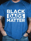 Men's Black Dads Matter Classic T-shirt